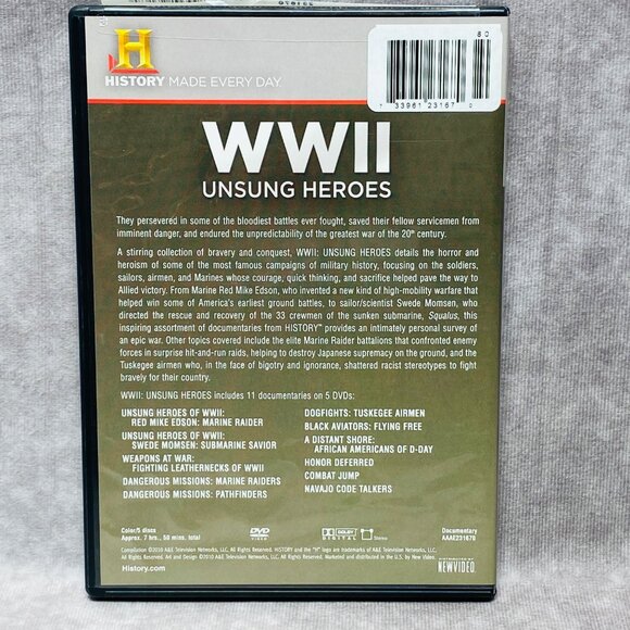 History Channel WWII DVD Set: Unsung Heroes & D-Days In The Pacific - Picture 4 of 7